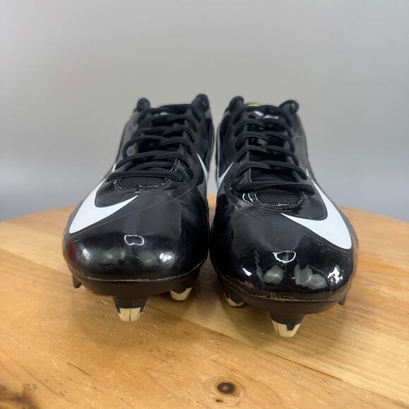 Nike Vapor Strike 4Low D Mens Size 10.5 Football Cleats 642785-001 Carbon Fly - Picture 2 of 8